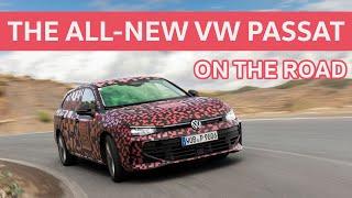 All-new VW Passat on the road 