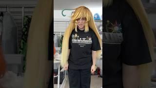 A wig like that would make anyone go crazy #wigstyling #cosplaywigs #cosplay #wigmaker