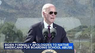 Biden visits Native Country and apologizes for the 'sin' of a 150-year-old boarding school policy