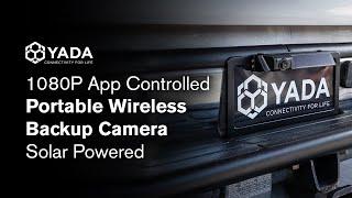 YADA | 1080P App Controlled Portable Wireless Backup Camera, Solar Powered (BT532926)