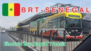 BRT line in Dakar #brt #electricbus #dakar #senegal #africa #infrastructure #publictransport