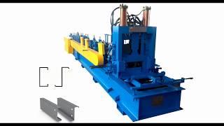 CZ interchange purlin roll forming machine producing Z shape