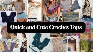 Quick & Cute Crochet Tops for Spring & Summer