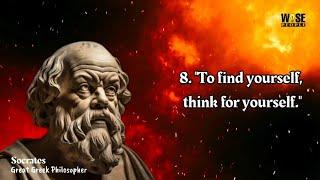 20 quotes by Socrates | Motivational quotes | Famous Sayings - wisepeople