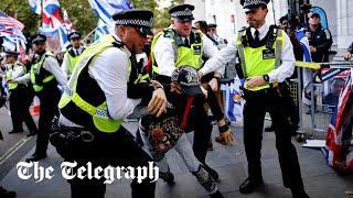 Several arrested at pro-Palestine protest in London