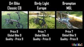 Brompton VS Birdy VS Ori C Compare