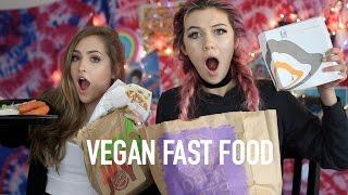 TRYING VEGAN FAST FOOD W/ JESSIE PAEGE! | Mel Joy