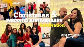 Christmas & Wedding Anniversary Celebration || We played Secret Santa || NL Family