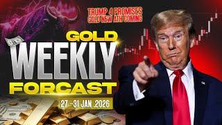 GOLD Weekly Forecast in Hindi/Urdu | XAUUSD 27 - 31 January 2025 Forecast | Forex Insights