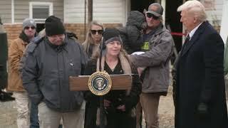 Trump listens to North Carolina flooding victims tell stories of surviving Helene: 'I need help'