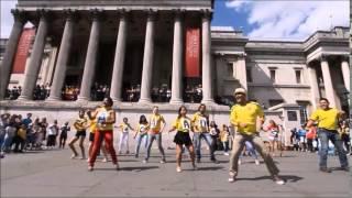 Flash Mob/Londres/Colombia Independence Day/ School of dance talentos