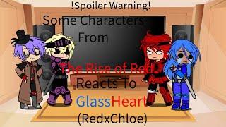 Part 2 Of Descendants 4 Reacts; GlassHeart(RedxChloe)+Music Video| Spoilers|My AU