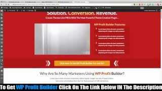 WP Profit Builder Review And $3000 Bonus