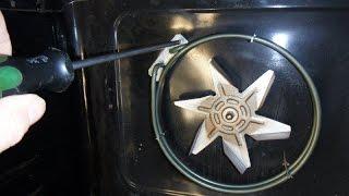 How to replace and fix an electric fan oven heater element.