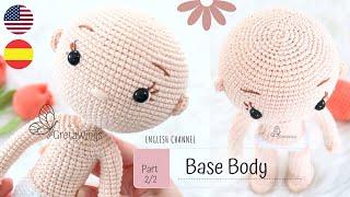 Princess Amigurumi Base Body Tutorial | Princess Series Part 1/2 Sub / GretaWings