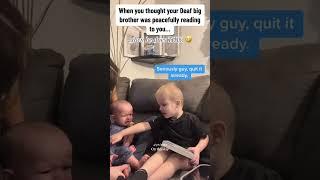 my most controversial tiktok of 2023 #mom #toddler #parenting #ASL #Deaf #hearing #brothers