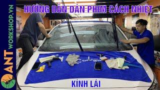 Dán Phim Cách Nhiệt Cường Lực - Kính Lái Xe KIA