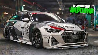 Need for Speed Unbound Gameplay - 2020 Audi RS6 Avant Customization | Max Build