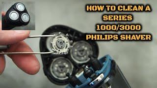 How to clean a Series 1000/3000 Philips Shaver