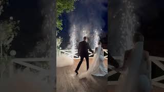 Салют на свадьбе #wedding #свадьба