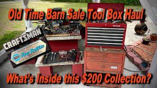 Amazing Barn Sale Tool Box Haul - Was It Worth $200?