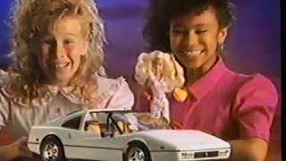 Mattel Barbie Ferrari Car Toy Commercial (1989)