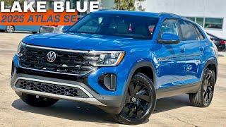 2025 VW Atlas SE In New Mountain Lake Blue Paint Is The Best Spec This Year!