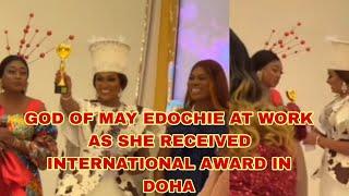 CONGRATULATIONS TO MAY EDOCHIE AS SHE WON THE AWARD THAT SHOCK THE WORLD