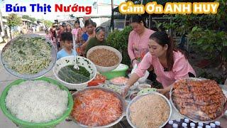 Món Ăn Buổi Sáng Thu Hút Bà Con Kéo Đến | BÚN THỊT NƯỚNG XIÊN QUE | Luôn Luôn Đông Khách/ #NSĐQ