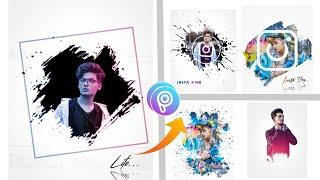 PicsArt Splatter Dual Tone Effect Photo Editing !! PicsArt Dual tone editing