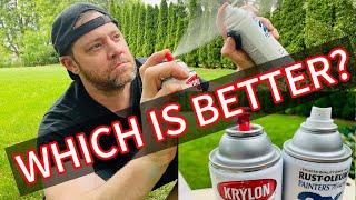 Rustoleum vs. Krylon Spray Paints Review - One Main Difference