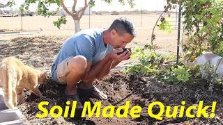 We Made Soil in No Time! | Fall Farm Tour