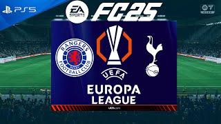 FC 25 Rangers vs Tottenham | Europa League 2024/25 | PS5