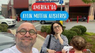 AYLIK MUTFAK ALIŞVERİŞİ  | COSTCO'DA 500 DOLAR'A NELER ALDIK?