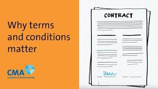 Why terms and conditions matter to your business | UK's Competition and Markets Authority