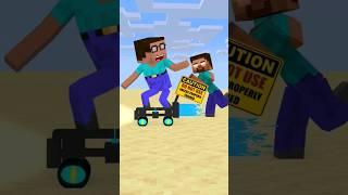 HELP Herobrine Wins The Sprint Race And Get The Mystery Bedrock #mashle #shorts #trending #anime