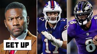 GET UP | Lamar Jackson over Josh Allen for MVP! - Ryan Clark on Baltimore Ravens are AFC threat