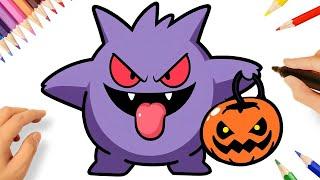 COMMENT DESSINER GENGAR ECTOPLASMA FACILE | POKÉMON