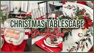  CHRISTMAS TABLESCAPE 2024 | Christmas Decorating Ideas