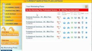 Fast Marketing Plan & Marketing Calendar Member Demonstration Of How Much Faster & Easier It Is.