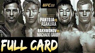 UFC 310 Predictions Pantoja vs Asakura Full Card Betting Breakdown