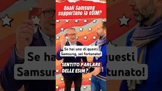 Quali Samsung supportano le eSim?  #Samsung #eSim #Tecnologia #Smartphone