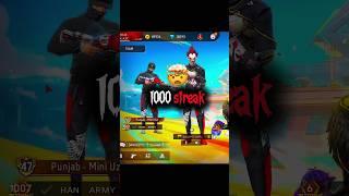 1000 STREAK PLAYER SHOCKED SUDIP SARKAR ROCKED#totalgaming #freefire #sudipsarkar