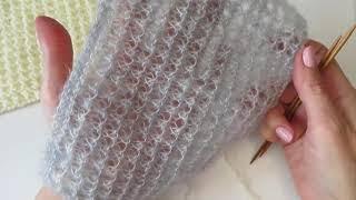 УНИВЕРСАЛЬНЫЙ АЖУРНЫЙ УЗОР СПИЦАМИ. узоры спицами. ажурные узоры спицами. школа рукоделия. вязание