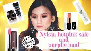 Nykaa hotpink sale and purplle sale haul |  Nandini kukreti