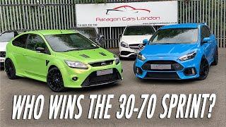 OLD VS NEW, FORD FOCUS RS MK2 VS MK3 DRIVING POV/REVIEW