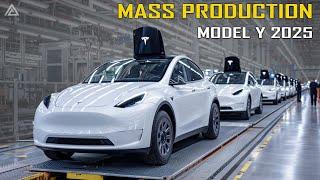 IT HAPPENED! Hundreds of New Telsa Model Y ‘Juniper’ 2025 Spotted. MIX