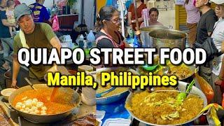 Manila’s Best Street Food - QUIAPO MARKET 2025 Food Tour | Manila, Philippines