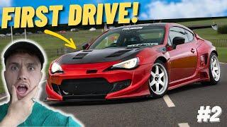 FIRST DRIVE in my Toyota GT86 Rocket Bunny BUILT BY @MatArmstrongbmx