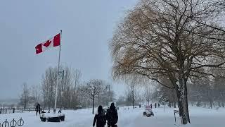 Winter the Beach Toronto   HD